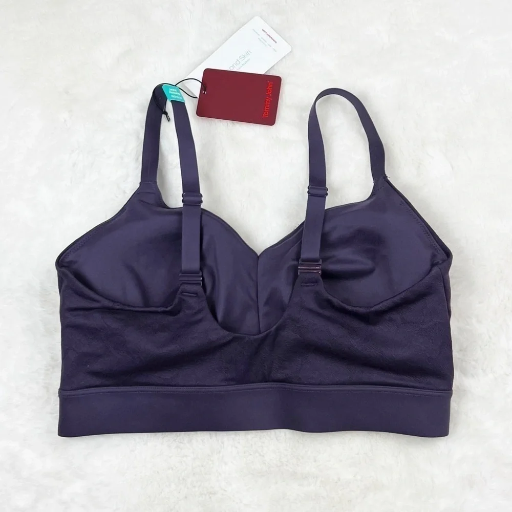 NWT Tommy John Second Skin Lace Bralette in Purple